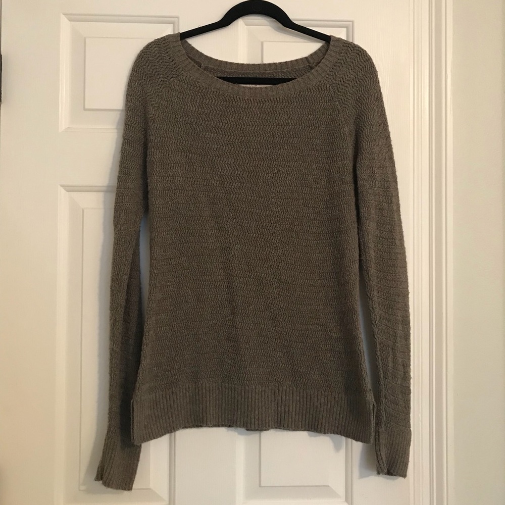 Dark gray LOFT sweater size medium.